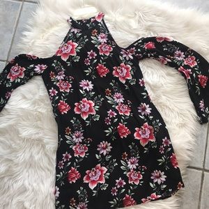 Forever 22 Long Sleeve Floral Dress